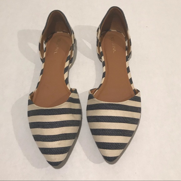Merona Stripes Flats (Sz 7.5) - Picture 3 of 4